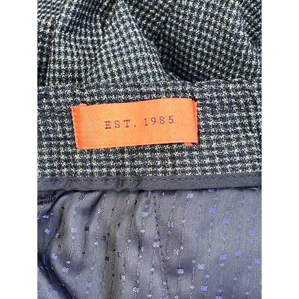 Scotch & Soda Mott Pants Men 34x32 Houndstooth Wool Blend Slim Fit Chino