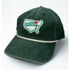 Masters Tournament 2026 Rope Hat Augusta National Green Map Patch Golf Cap NWOT