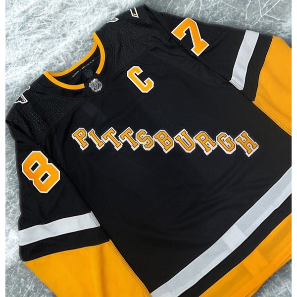 Sidney Crosby Pittsburgh Penguins Retro Adidas Authentic Jersey Sz. 56 2XL NWOT