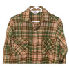 Woolrich Wool Jacket Work Shirt Womens Sz. 14 Plaid Long Sleeve Vintage