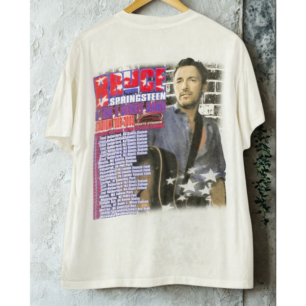 Bruce Springsteen & The E Street Band 2003 Stadium Tour Giants Stadium Tee Sz XL