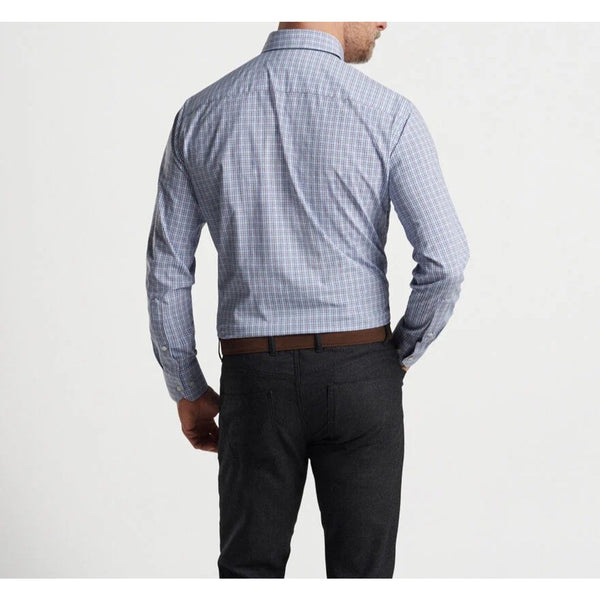 Peter Millar Crown Crafted Fitch Poplin Shirt L Performance Plaid NWOT $200