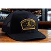 Black Rifle Coffee Company Roasted Trucker Snapback Hat Black BRCC Patch NWOT