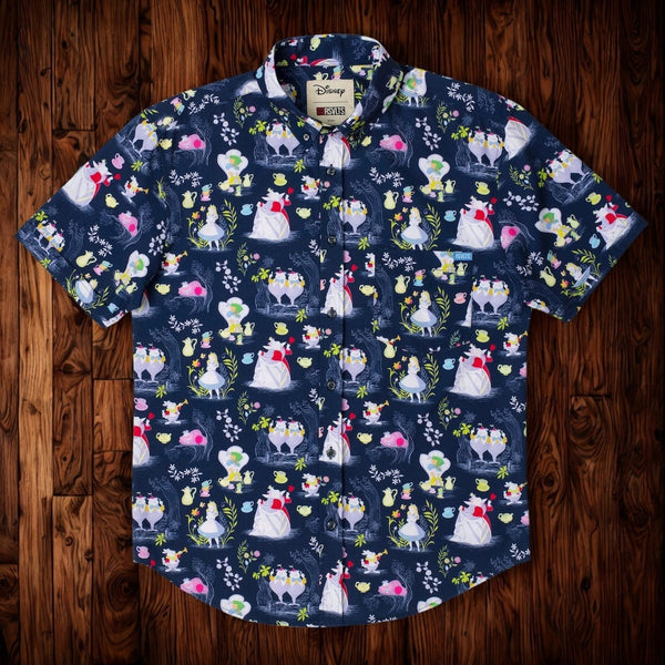 RSVLTS Disney Alice in Wonderland Curiouser and Curiouser Shirt 2XL NWOT Rare