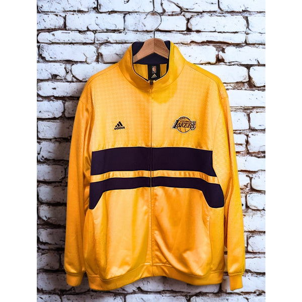 Los Angeles Lakers 2007 Adidas Warm Up Jacket Climalite Kobe Era Mens Small