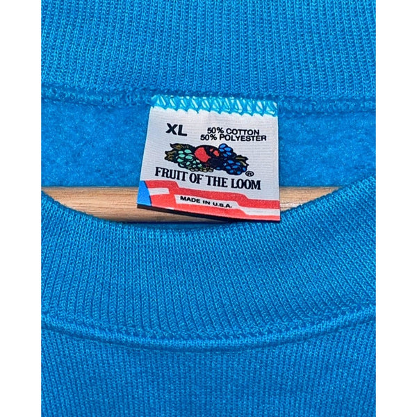 Herman Miller Eames Crewneck Sweatshirt XL Blue Vintage 90s USA Employee NOS