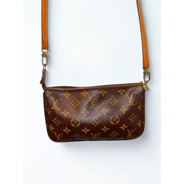 Louis Vuitton Monogram Pochette Accessories Shoulder Bag Authentic Vintage