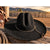 Milano Tuff Hedeman Roughstock 39 Cowboy Hat Black 6 7/8 XX Merino Wool USA