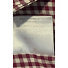 Loro Piana Italy Cotton Flannel Red Gingham Button Down Shirt Men's 3XL MAB1852