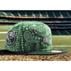 Philadelphia Eagles 75 Years New Era 59FIFTY Paisley Green Fitted Hat Sz 7 1/2