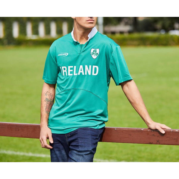 Lansdowne Ireland Shamrock Performance Rugby Shirt Men’s S NWT