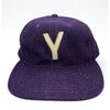 Yale University Ebbets Field Flannels Wool Strapback Hat Cap USA Rare Purple