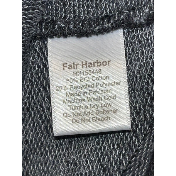 Fair Harbor Saltaire Crewneck Sweatshirt Men’s Large Charcoal Gray NWOT