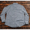 UNTUCKit Sardinia Blue Plaid Button Up Shirt Mens L Slim Fit Nylon Stretch