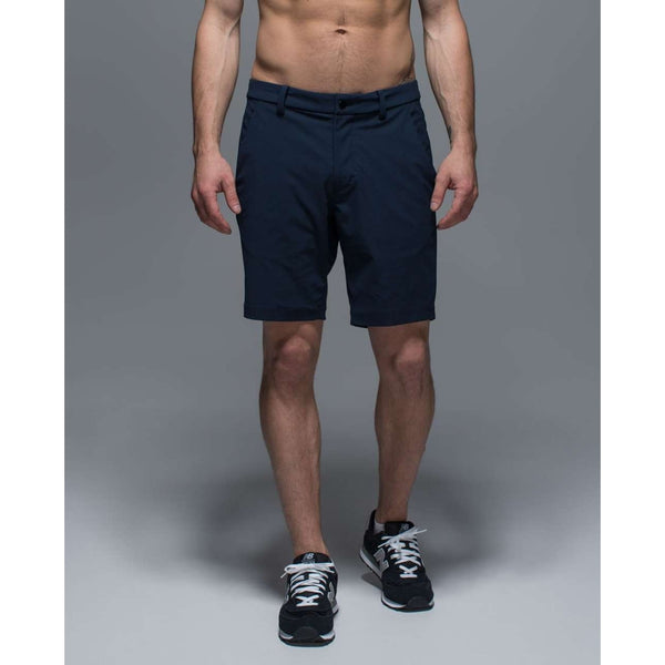Lululemon ABC Short 9" Mens 36 Inkwell Warpstreme Stretch Golf Casual Navy