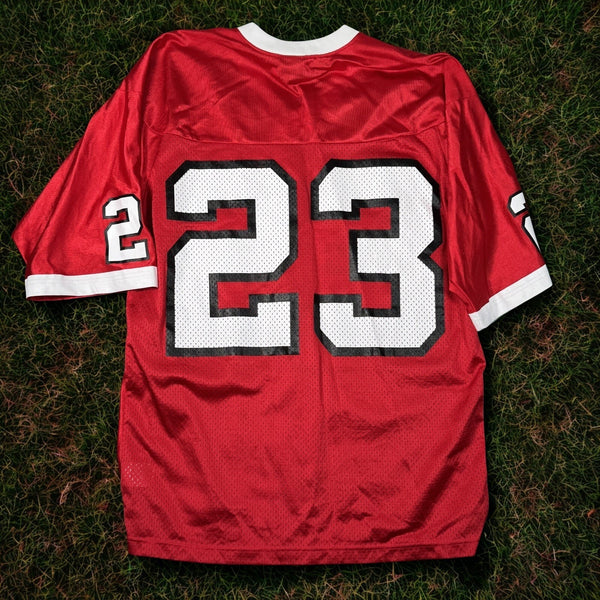 Rutgers Nike Football Jersey Brian Leonard 23 Mens Large Authentic Red Vintage