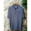 Greyson Erin Hills Den of Thieves Golf Polo Shirt XL Blue Dragon Print Stretch