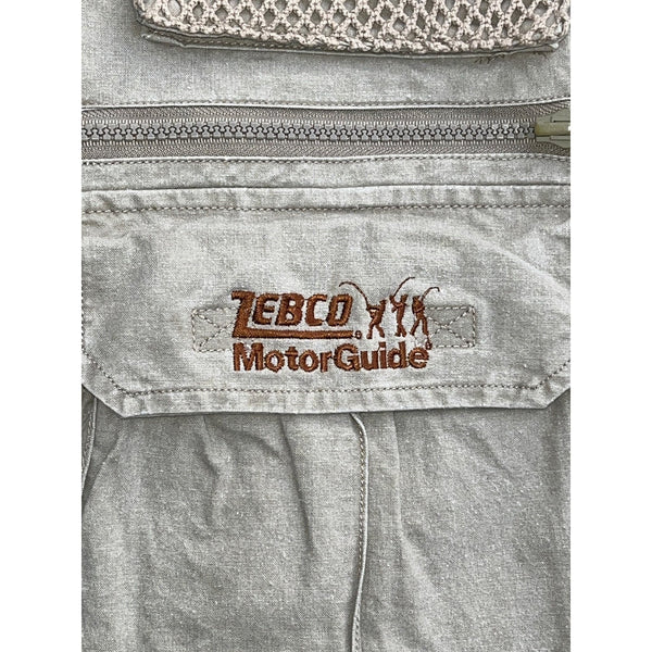 Banana Republic Safari Photojournalist Vest L ZEBCO MotorGuide Deadstock 80’s