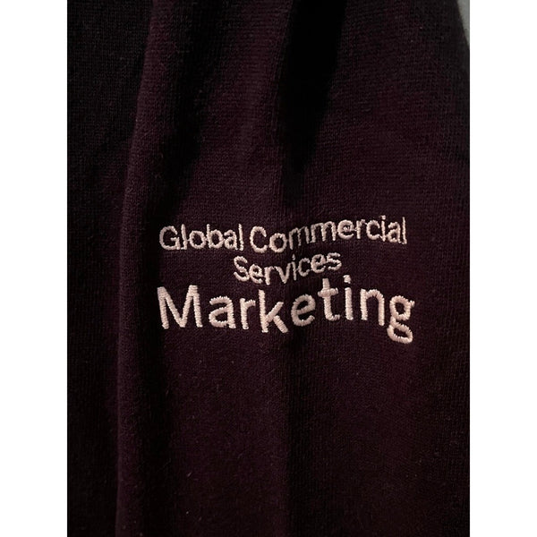 American Express Global Marketing Vantage 1/4 Zip Pullover Men’s M Navy EUC