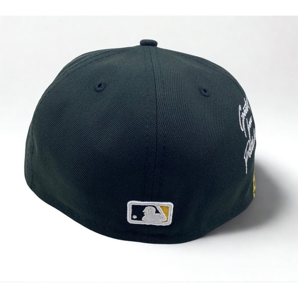 Pittsburgh Pirates New Era Cloud Icon 59FIFTY Hat Black 7 3/8 NWT Rare