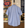 Jersey Mike's Subs Shirt Mens Medium Blue Short Sleeve Button Uniform