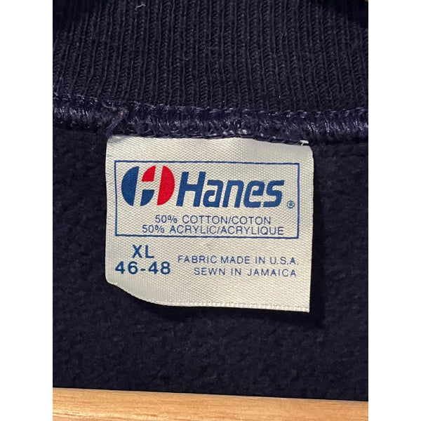 Cape Cod Crewneck Hanes XL USA Made Harborside Graphics Navy Vintage 1987