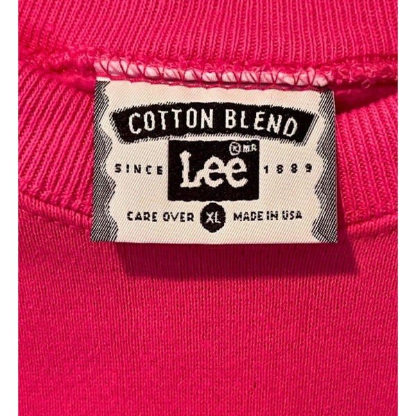 Herman Miller Eames Crewneck Sweatshirt XL Pink USA 90s Employee Promo Rare
