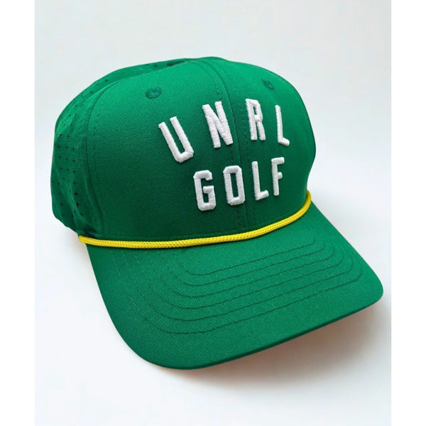 UNRL Golf Vintage Rope Snapback Hat Green Adjustable OSFA NWOT