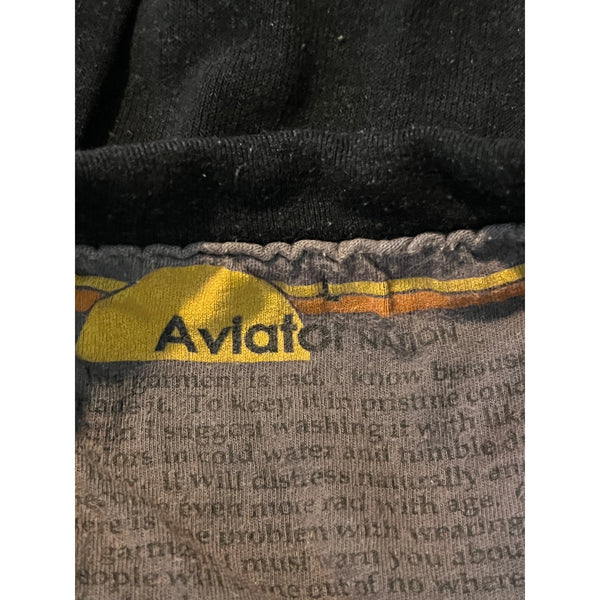 Aviator Nation Global Citizen Live Sweatshirt Charcoal Gray Large USA Unisex