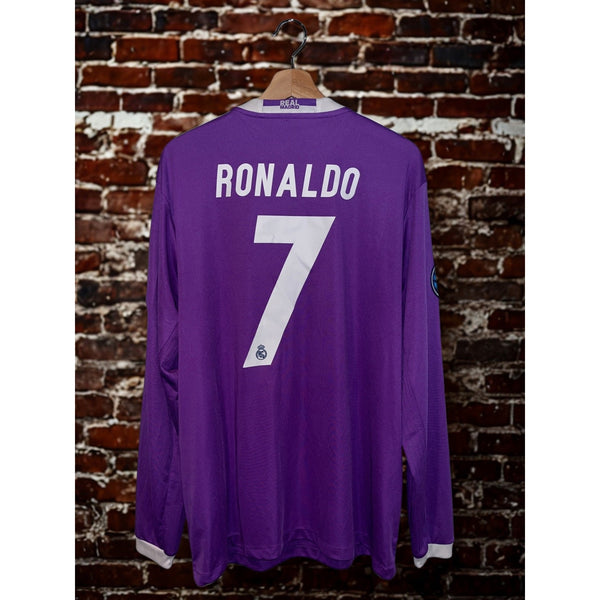 Real Madrid Cristiano Ronaldo 2016-17 Away Jersey XL Adidas AI5159 Cardiff UCL