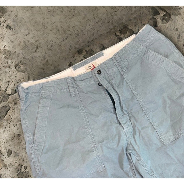 Relwen Military Tropic Supply Shorts 36 Blue Steel Utility Cargo USA Style