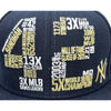 Mariano Rivera New York Yankees HOF 42 Stats Hat New Era Sz 8 Fitted 59Fifty