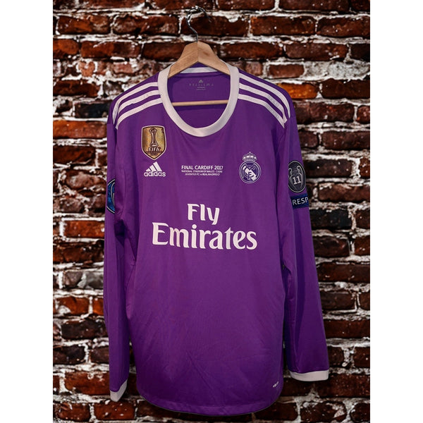 Real Madrid Cristiano Ronaldo 2016-17 Away Jersey XL Adidas AI5159 Cardiff UCL