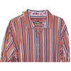 Robert Graham Button Front Shirt Multicolored Striped Flip Cuff Men's 3XL NWOT