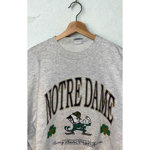Notre Dame Fighting Irish Crewneck Sweatshirt XL Made USA 2020 Sport Vintage 80s