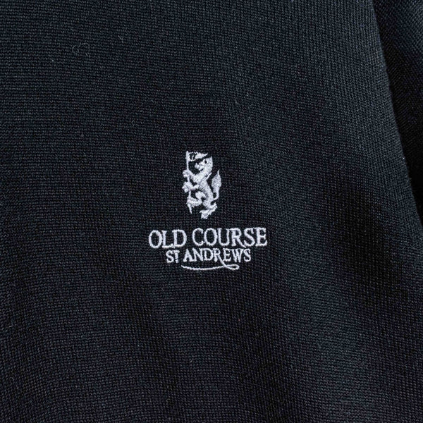 Old Course St. Andrews 1/4 Zip Wool Sweater Small Golf Pullover EUC Rare Vintage