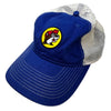 Buc-ee’s Gas Station Blue White Mesh Snapback Baseball Cap Hat EUC