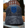 Nike USA USMNT Heritage86 Dri-FIT Adjustable Strapback Hat Black Wave Print Cap