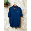 Nike Tiger Woods TW Perforated Panel Polo Blue Gray 585783 Men’s Sz M Golf EUC
