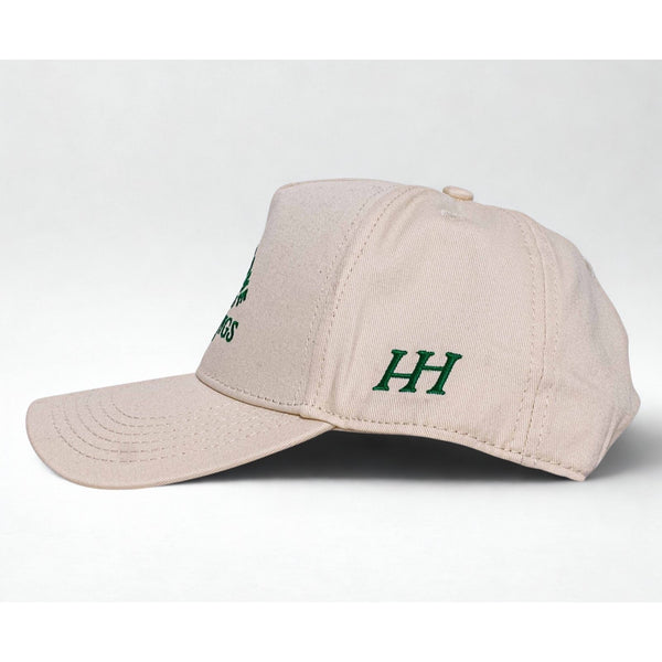 Huega House DraftKings Crown In One Golf Snapback Hat Beige Streetwear OSFA
