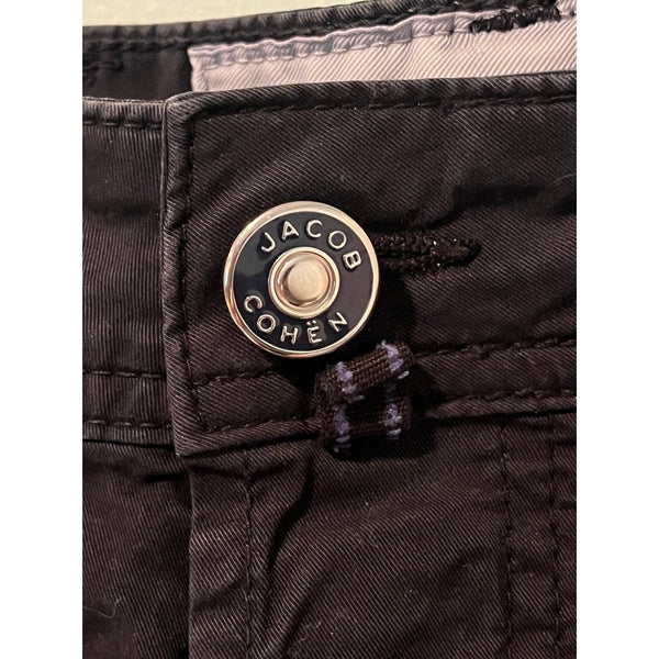 Jacob Cohen Bard Classic Chino Pants Navy Cotton Stretch Slim 34x32 Italy $415