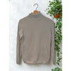 Sutton Studio Bloomingdale’s 100% Cashmere Turtleneck Sweater Womens M Taupe