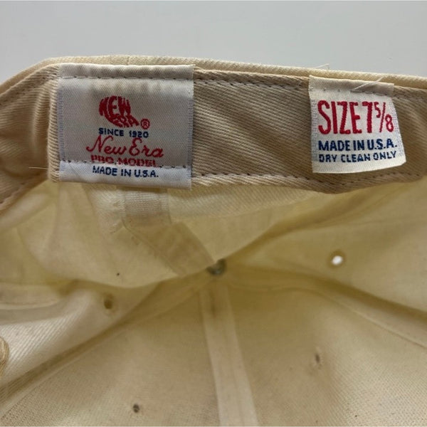 Stanford University New Era Hat 7 5/8 USA Fitted Block S Cardinal Cap Vintage