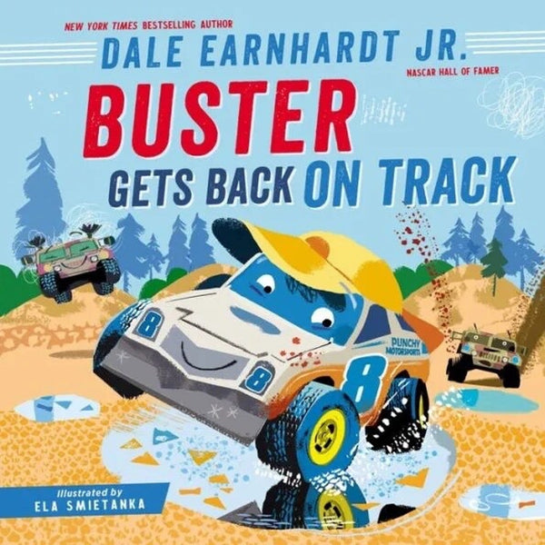 Dale Earnhardt Jr Signed Buster Gets Back On Track (2023,HC,1st/1st) BRAND NEW