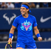 Rafa Nadal Nike Tennis Dri-FIT Graphic T-Shirt Men's Small Royal Blue Rare NWT