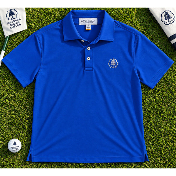 Peter Millar Summer Comfort Crown Sport Metedeconk National Golf Polo Men's M