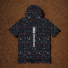 Baseball Lifestyle 101 BL101 BSBL-SZN Galaxy Short Sleeve Hoodie Mens Large NWOT