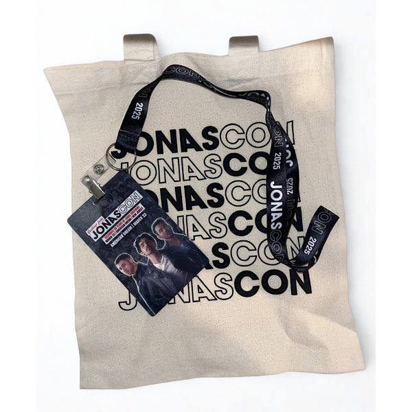 Jonas Brothers Jonas Con Tote Bag Lanyard 2025 NJ Limited Edition Set