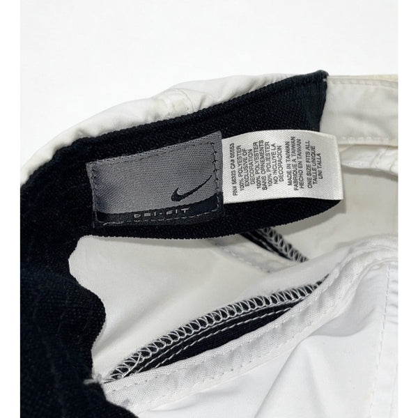 Nike Tailwind Featherlight Dri-FIT Running Hat Cap White 5 Panel Vintage OSFA
