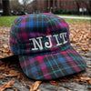 NJIT New Jersey Institute of Technology Plaid Flannel Hat Strapback Vintage Cap